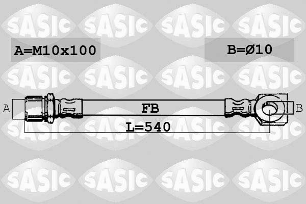 Sasic 6606050 - Əyləc şlanqı furqanavto.az