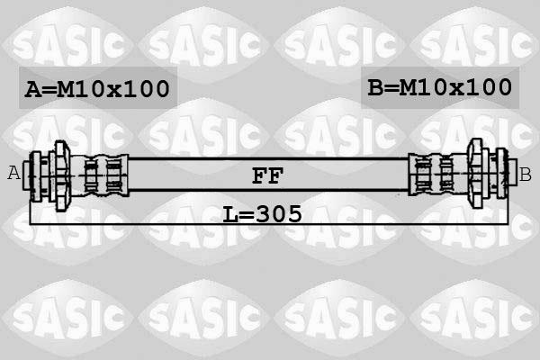 Sasic 6606066 - Əyləc şlanqı furqanavto.az