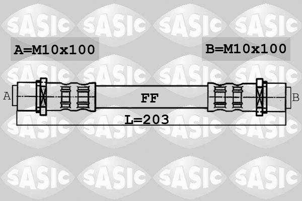 Sasic 6606060 - Əyləc şlanqı furqanavto.az