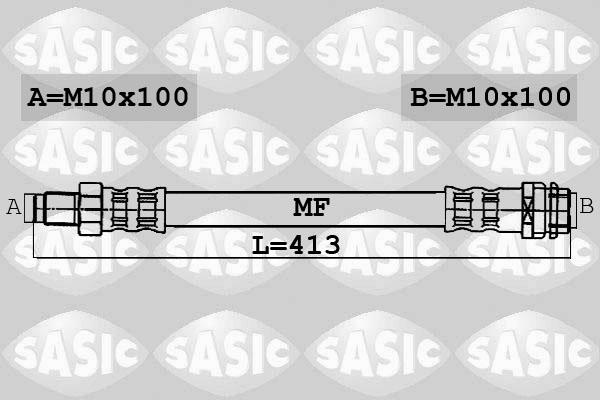 Sasic 6606007 - Əyləc şlanqı www.furqanavto.az