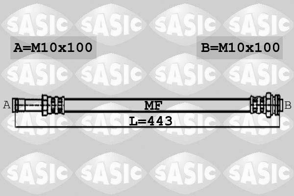 Sasic 6606011 - Əyləc şlanqı furqanavto.az