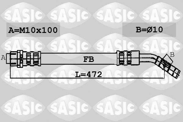 Sasic 6606081 - Əyləc şlanqı furqanavto.az