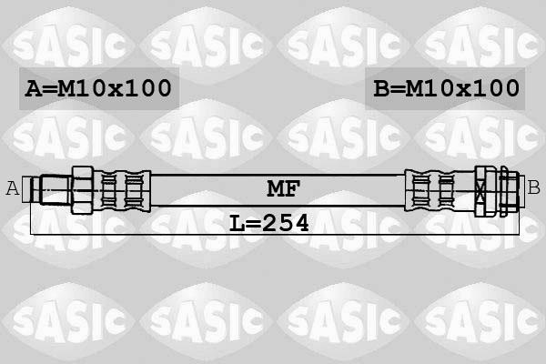 Sasic 6606038 - Əyləc şlanqı furqanavto.az