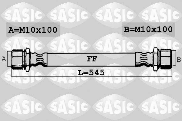 Sasic 6606191 - Əyləc şlanqı furqanavto.az