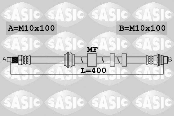 Sasic 6606168 - Əyləc şlanqı furqanavto.az