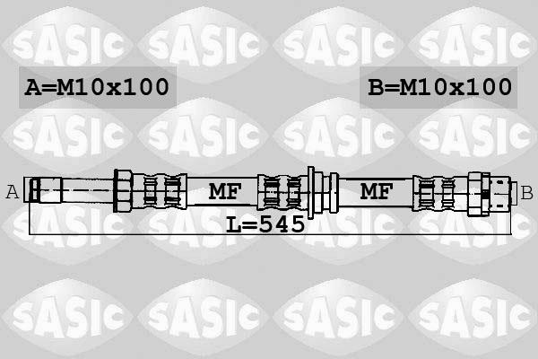 Sasic 6606162 - Əyləc şlanqı furqanavto.az