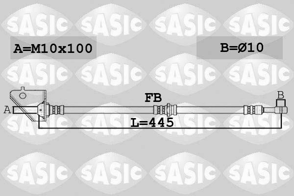 Sasic 6606137 - Əyləc şlanqı furqanavto.az