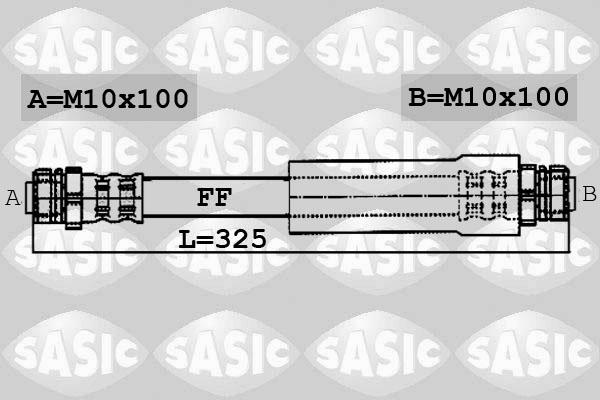 Sasic 6606120 - Əyləc şlanqı furqanavto.az