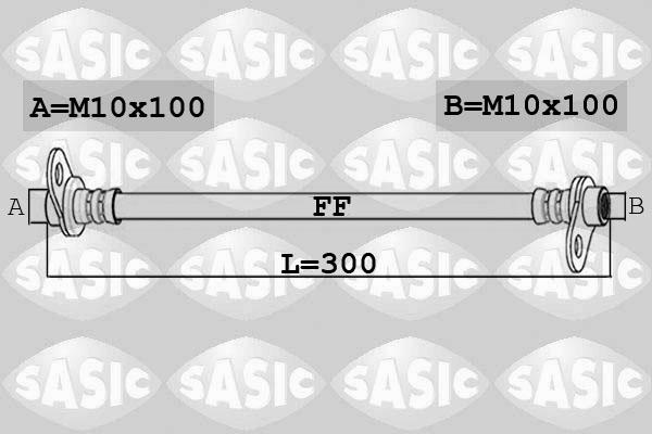 Sasic 6600062 - Əyləc şlanqı furqanavto.az