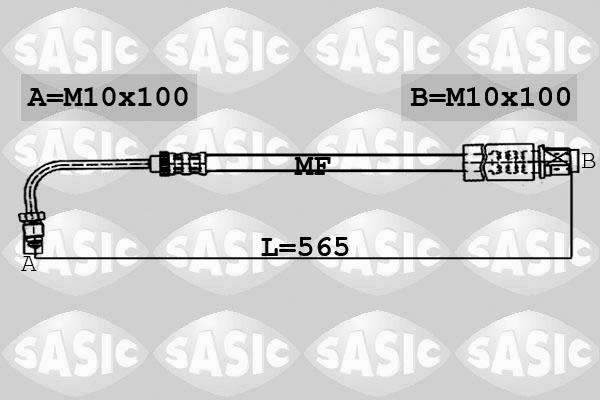 Sasic 6600022 - Əyləc şlanqı furqanavto.az