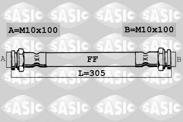 Sasic 6600003 - Əyləc şlanqı furqanavto.az