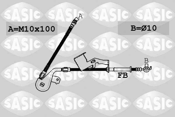 Sasic 6600029 - Əyləc şlanqı furqanavto.az