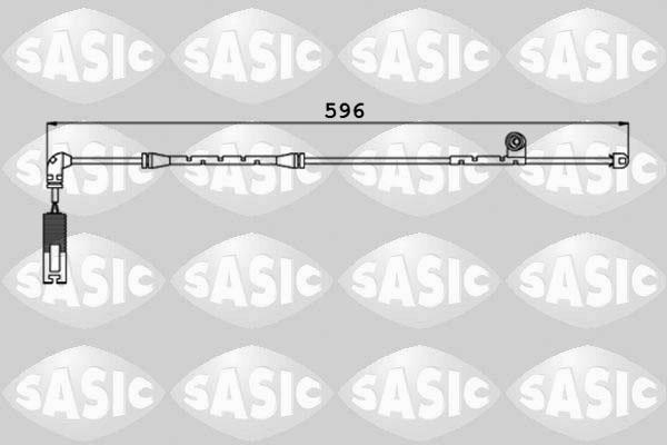 Sasic 6236005 - Xəbərdarlıq Kontakt, əyləc padinin aşınması furqanavto.az