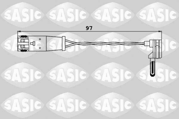 Sasic 6236002 - Xəbərdarlıq Kontakt, əyləc padinin aşınması furqanavto.az