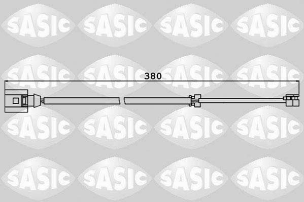 Sasic 6236039 - Xəbərdarlıq Kontakt, əyləc padinin aşınması furqanavto.az