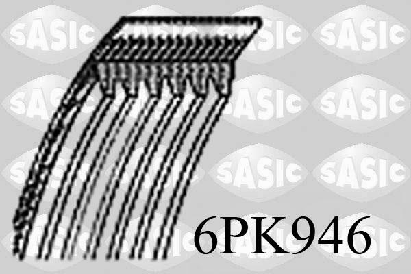 Sasic 6PK946 - V-yivli kəmər furqanavto.az