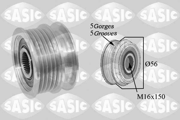 Sasic 1674006 - Kasnak, alternator, sərbəst dönərli mufta furqanavto.az