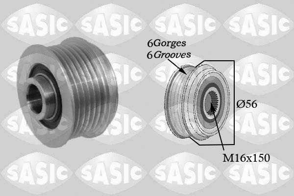 Sasic 1674002 - Kasnak, alternator, sərbəst dönərli mufta furqanavto.az