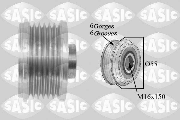 Sasic 1674007 - Kasnak, alternator, sərbəst dönərli mufta furqanavto.az