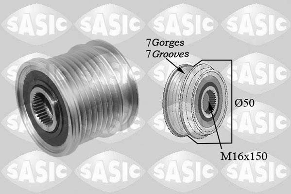 Sasic 1676019 - Kasnak, alternator, sərbəst dönərli mufta furqanavto.az