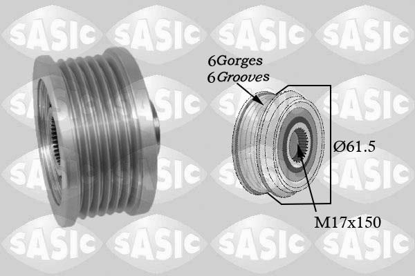 Sasic 1676012 - Kasnak, alternator, sərbəst dönərli mufta furqanavto.az