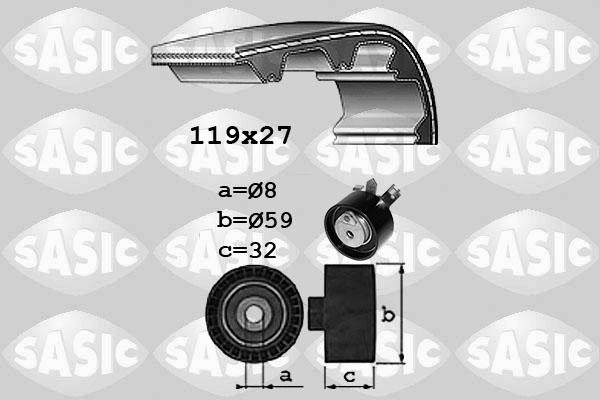 Sasic 1754026 - Vaxt kəməri dəsti furqanavto.az