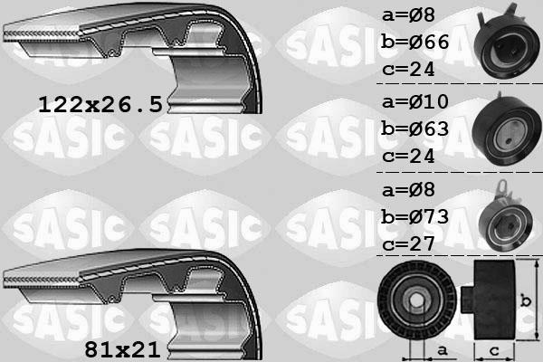 Sasic 1756043 - Vaxt kəməri dəsti furqanavto.az