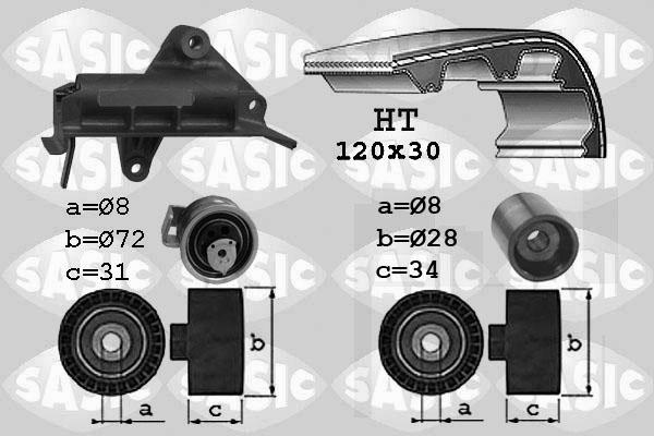 Sasic 1756019 - Vaxt kəməri dəsti furqanavto.az