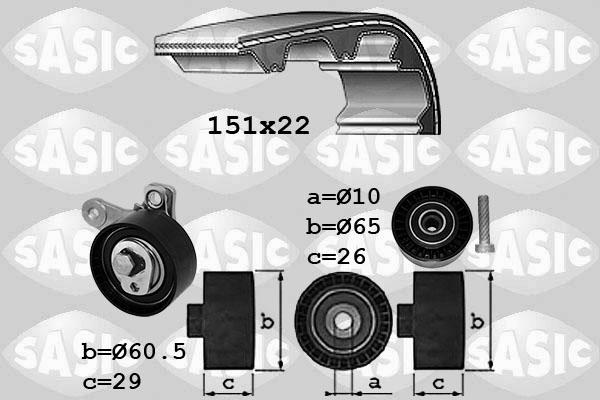 Sasic 1756082 - Vaxt kəməri dəsti furqanavto.az