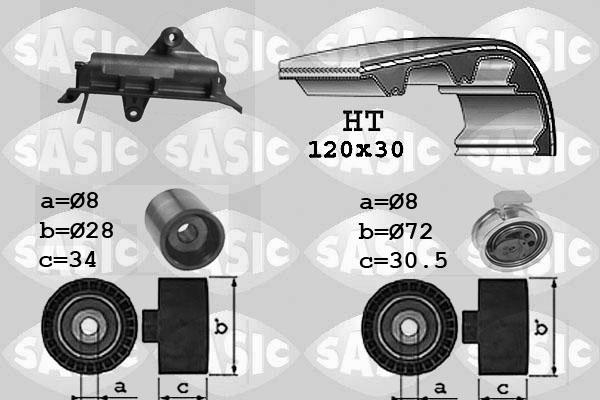 Sasic 1756020 - Vaxt kəməri dəsti furqanavto.az