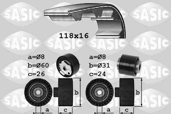 Sasic 1750045 - Vaxt kəməri dəsti furqanavto.az