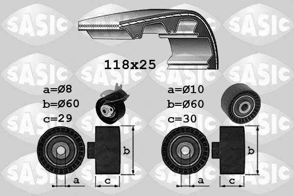 Sasic 1750041 - Vaxt kəməri dəsti furqanavto.az