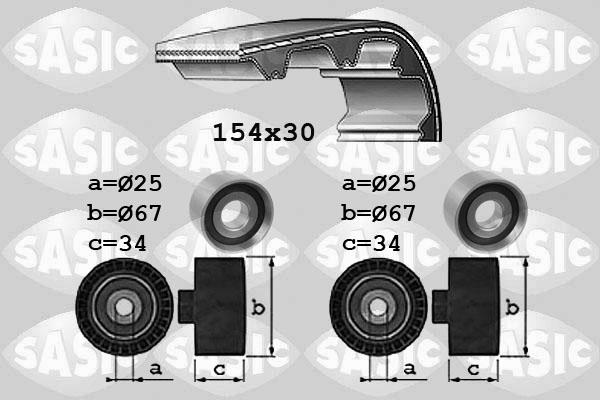 Sasic 1750037 - Vaxt kəməri dəsti furqanavto.az