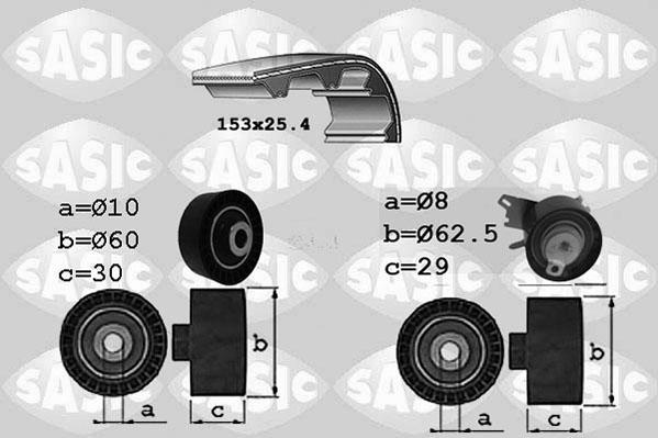 Sasic 1750028 - Vaxt kəməri dəsti furqanavto.az