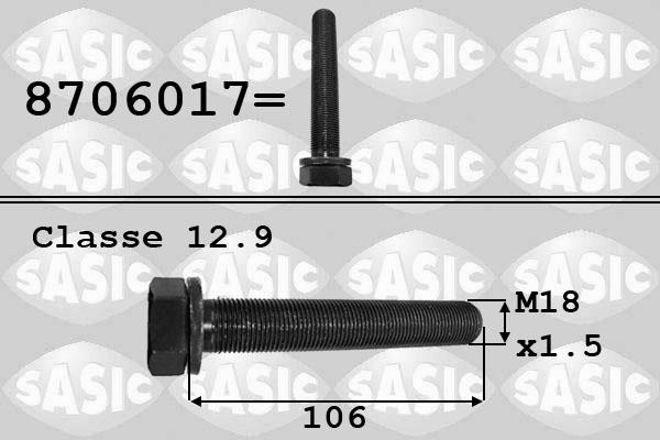 Sasic 8706017 - Kasnak Bolt furqanavto.az