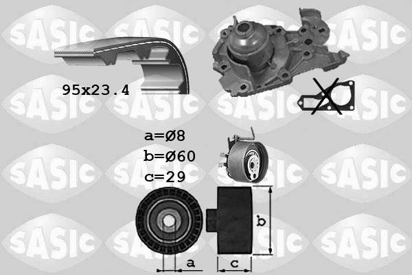 Sasic 3904010 - Su Pompası və Vaxt Kəməri Dəsti furqanavto.az