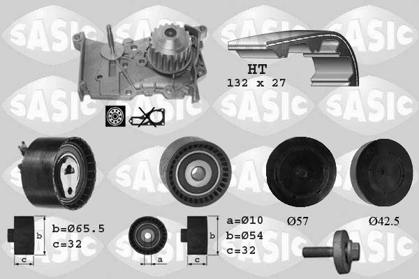 Sasic 3904011 - Su Pompası və Vaxt Kəməri Dəsti furqanavto.az