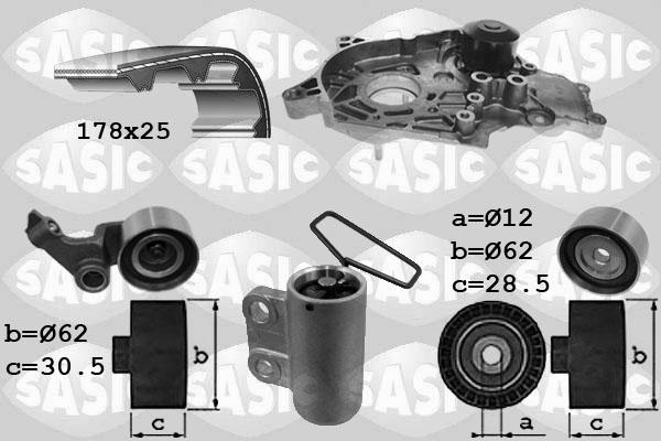 Sasic 3906094 - Su Pompası və Vaxt Kəməri Dəsti furqanavto.az