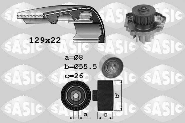 Sasic 3906041 - Su Pompası və Vaxt Kəməri Dəsti furqanavto.az