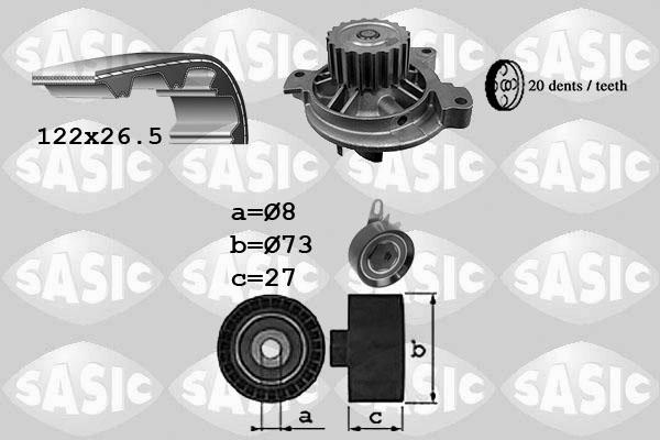 Sasic 3906050 - Su Pompası və Vaxt Kəməri Dəsti furqanavto.az