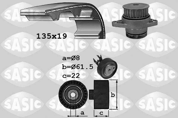 Sasic 3906065 - Su Pompası və Vaxt Kəməri Dəsti furqanavto.az