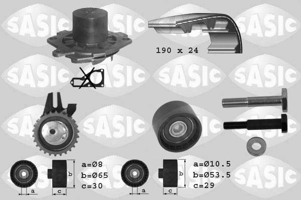 Sasic 3906004 - Su Pompası və Vaxt Kəməri Dəsti furqanavto.az