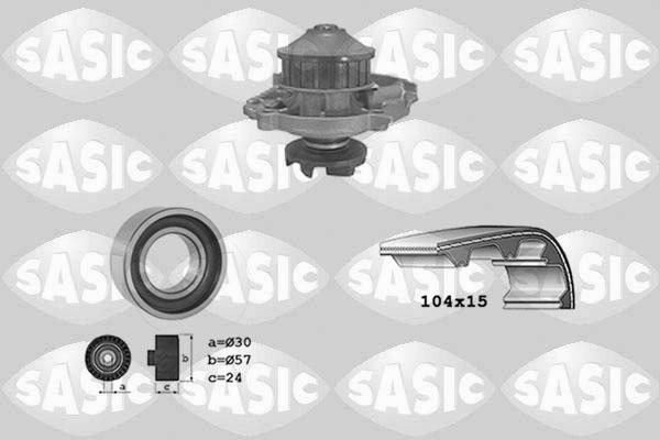 Sasic 3906015 - Su Pompası və Vaxt Kəməri Dəsti furqanavto.az