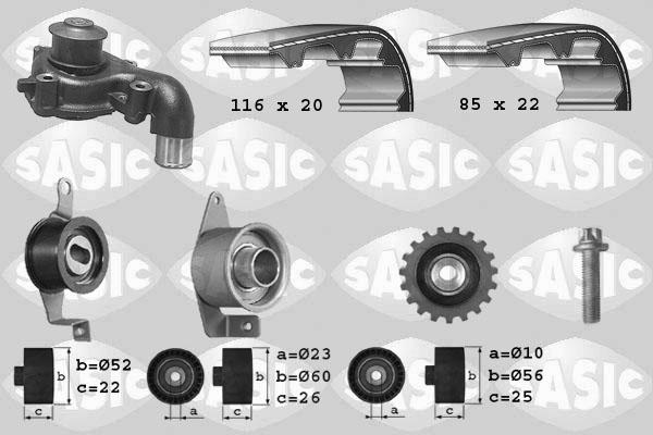 Sasic 3906013 - Su Pompası və Vaxt Kəməri Dəsti furqanavto.az