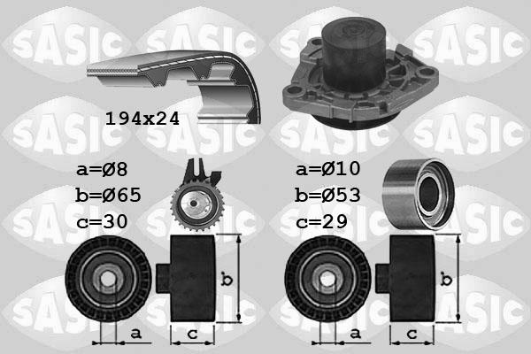 Sasic 3906034 - Su Pompası və Vaxt Kəməri Dəsti furqanavto.az