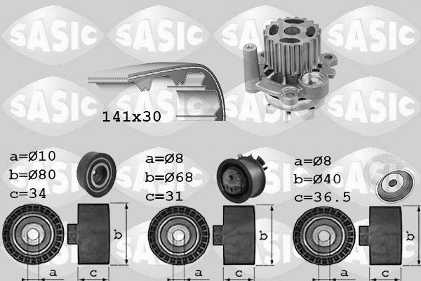 Sasic 3906028 - Su Pompası və Vaxt Kəməri Dəsti furqanavto.az