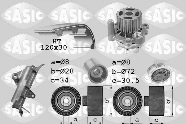 Sasic 3906022 - Su Pompası və Vaxt Kəməri Dəsti furqanavto.az