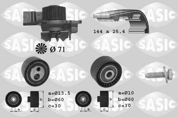 Sasic 3900013 - Su Pompası və Vaxt Kəməri Dəsti furqanavto.az