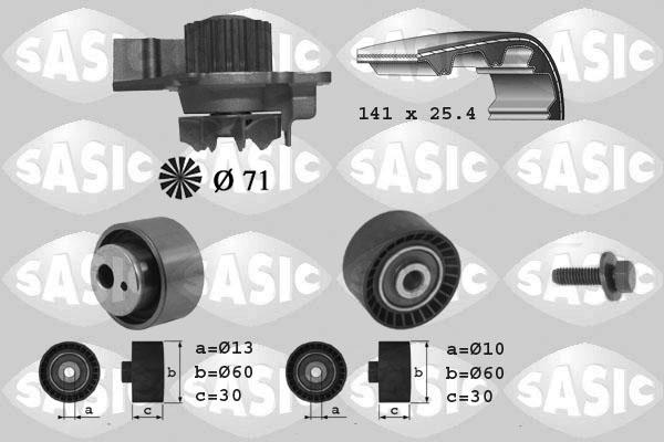 Sasic 3900012 - Su Pompası və Vaxt Kəməri Dəsti furqanavto.az