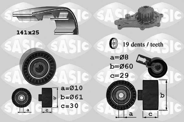 Sasic 3900031 - Su Pompası və Vaxt Kəməri Dəsti furqanavto.az